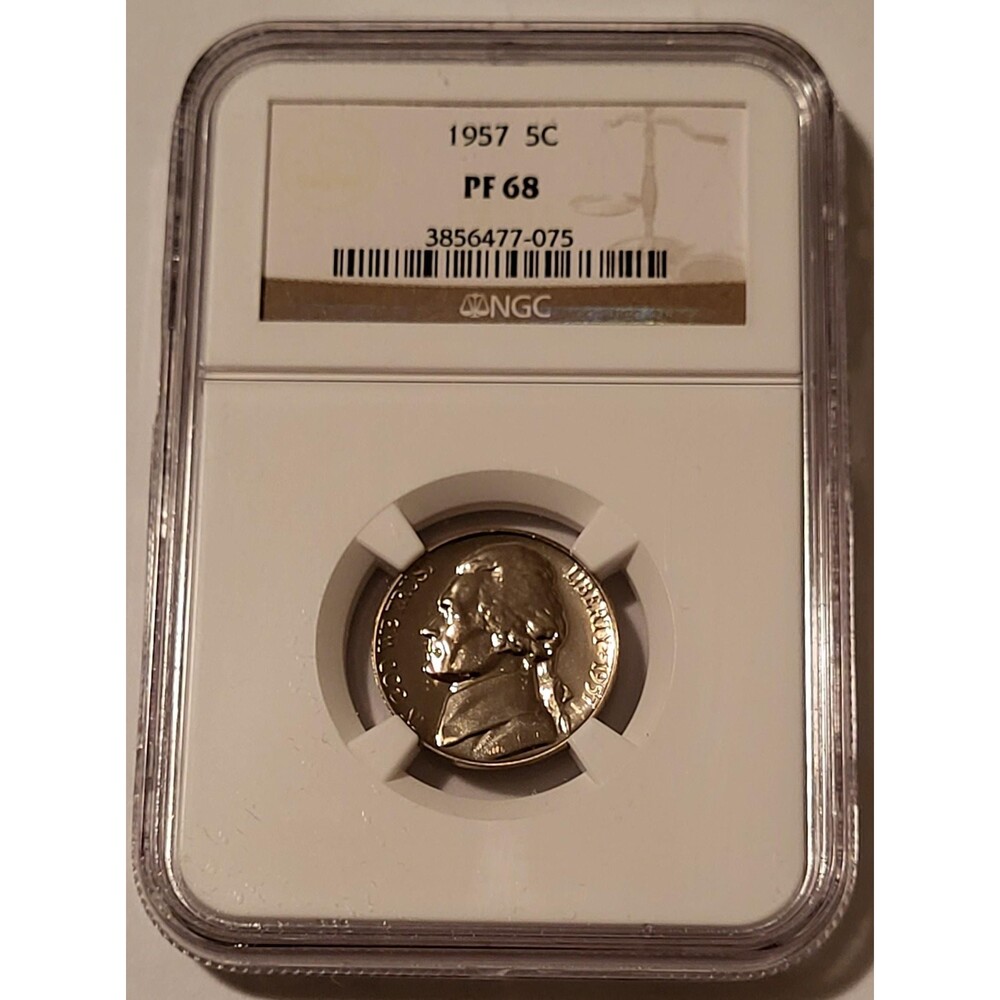 1957 Jefferson Nickel Proof PF68 NGC